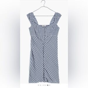 Madewell Cap Sleeve Button Up Mini Dress